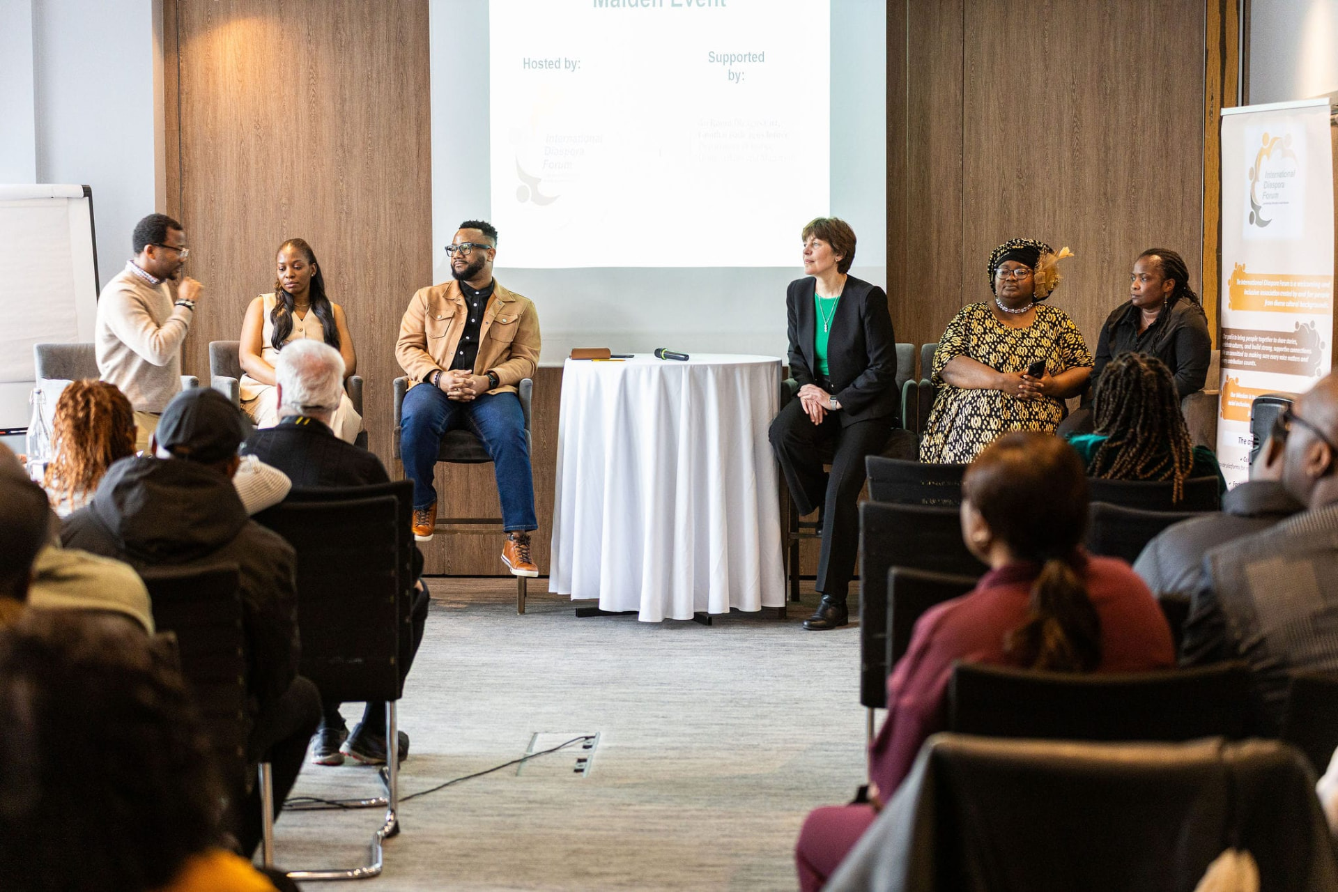 John Paul Odigbo participating as a panel speaker at the International Diaspora Forum in Athlone