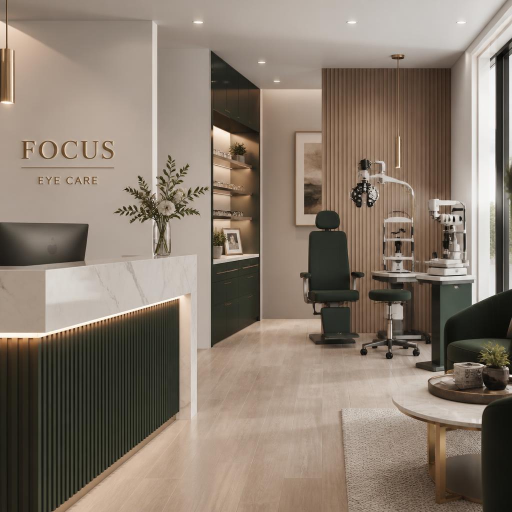 Optometry consulting room